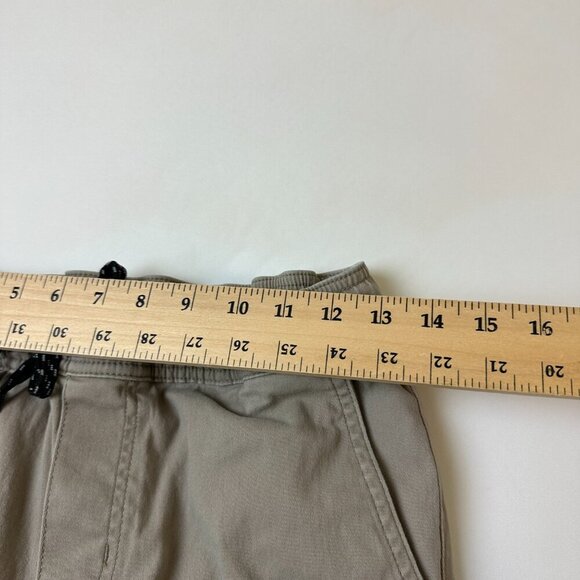 RSQ Jogger Pants Mens Small Khaki Beige Elastic Waist Casual Stretch Lightweight - Picture 5 of 9